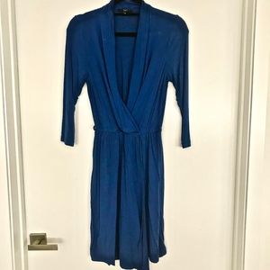 Tart "Manhattan" Faux Wrap Dress (Blue, size M)